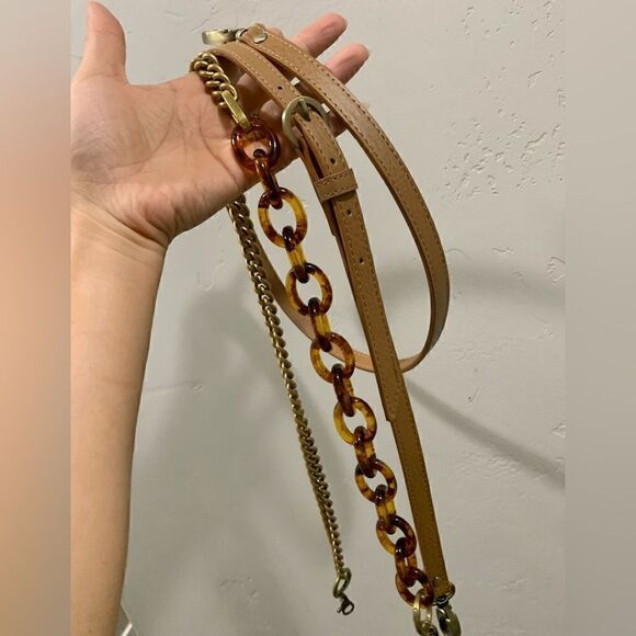 Handsewn Genuine Embossed Leather, Double Kisslock & Top Handle Bag, Crossbody - Picture 13 of 16